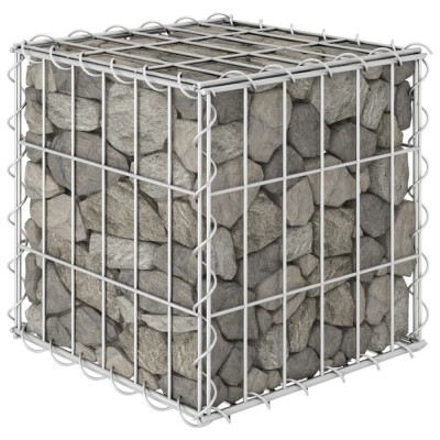 Gossi gabion cub strat inaltat, 30 x 30 x 30 cm, sarma de otel foto