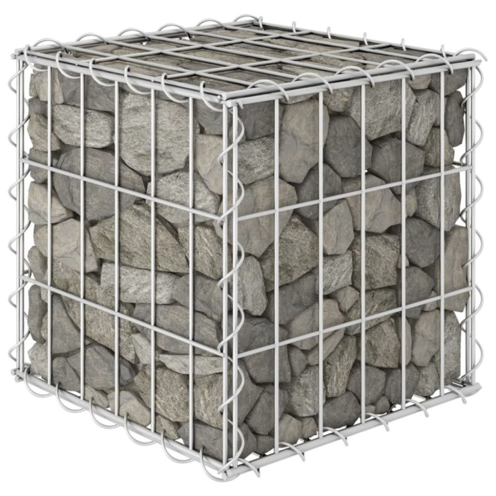 Gossi gabion cub strat inaltat, 30 x 30 x 30 cm, sarma de otel