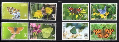 Niuafo`ou 2020, Fluturi, Flora, serie neuzata, 141 ME, MNH foto