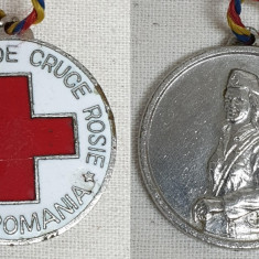 Medalia SOCIETATEA DE CRUCE ROSIE ROMANA medalie medicina email SUPERBA 1970 RSR