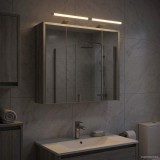 vidaXL Dulap cu oglindă pentru baie Gri Sonoma 63,5 x 16 x 62,5 cm 889164