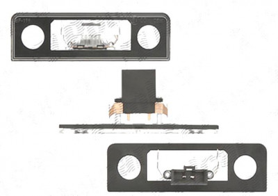 Lampa numar Skoda Octavia 2 (1z3/1z5), 10.2008-12.2013 Combi; Octavia Ii/Tour 2 (1z3/1z5), 10.2008-12.2012 Combi; Roomster/Praktik (5j), 03.2009-04.2 foto