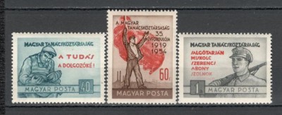 Ungaria.1954 35 ani Republica SU.122 foto