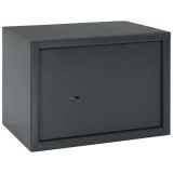 vidaXL Cutie de Securitate cu &Icirc;ncuietoare Gri &Icirc;nchis 25x35x25 cm Oțel