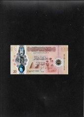 Libia Libya 20 dinari dinars 2025 seria2477998 unc polimer