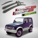 Cumpara ieftin Ștergătoare Suzuki Samurai SJ 1987-2004 | Van/Hardtop | Set Față și Spate Flat &ndash; TeamCar&reg;