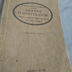 VECHI TRATAT DE HISTOLOGIE IN LIMBA FRANCEZA 1922