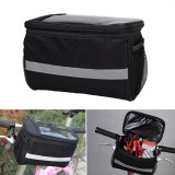 Geanta bicicleta, fixare pe ghidon, compartiment telefon, 19x10x16 cm MultiMark GlobalProd, ProCart