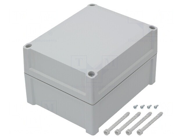 Carcasă universală TEMPO ABS gri 191x240x147mm