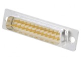Conector D-Sub 25-Pin Mufă Tată Lipire Contacte &Icirc;ntoarse