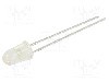 Dioda LED, 5mm, cyan, 15000...32000mcd, 20mA, 2,8...3,5V, BRIGHTEK (EUROPE) - N0B47L85