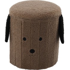 Taburet pentru copii, pliabil cu spatiu depozitare, 80kg, 28&times;34 cm, maro Household NewTrend