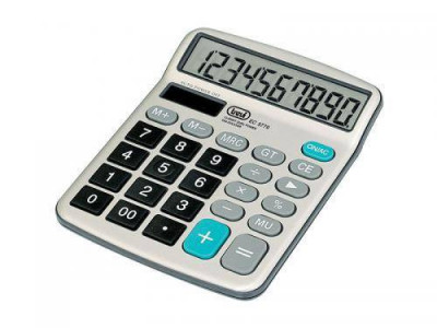 Calculator de birou EC 3770 10 digit baterie +solar Trevi foto
