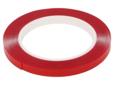 Bandă de fixare dublă acrilică 9mm x 5,5m, rezistentă la temperaturi -20&divide;120&deg;C