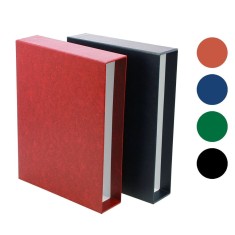 Etui de protectie pentru clasor A4 cu 60 sau 64 pagini si coperta burgundy