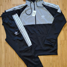 Trening deosebit barbat Adidas cu gluga si fermoar calitate premium XL