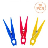 Set C&acirc;rlige Rufe Multicolor, Plastic, 9 cm, 16 Bucăți, Oem