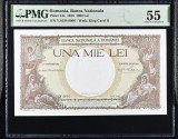 1000 lei 1936 PMG55 aUNC RAR