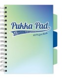 Caiet cu Spirala si Separatoare Pukka Pad Project Book A5, Matematica, 200 Pagini, Hartie 80g,