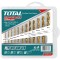 TOTAL - SET BURGHIU PENTRU METAL HSS: 12 BUC PowerTool TopQuality