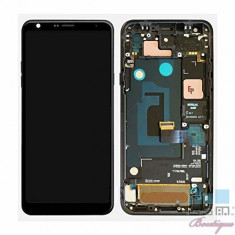 Display LG Q7 Complet Negru foto