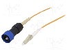 Conector fibra optica, {{Subtip conector}}, 1 pini, BULGIN - PXF4050BAB