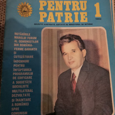 REVISTA PENTRU PATRIE - NR 1 - 1983