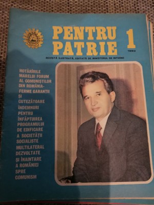REVISTA PENTRU PATRIE - NR 1 - 1983 foto