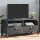 vidaXL Dulap TV &bdquo;VIKEN&rdquo;, gri antracit, lemn masiv de pin