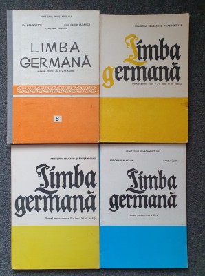 LOT LIMBA GERMANA Manual pentru clasa IX, X, XI, XII a doua limba studiu Muller foto