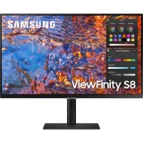 Monitor LED IPS SAMSUNG ViewFinity S8 LS32B800PXPXEN, 32", 60Hz, HDR400, Negru