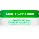 Peter Thomas Roth Cucumber De-Tox Hydra-Gel Eye Patches Masca gel hidratanta pentru ochi 30 buc