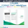 Pliant A3 - 2 Pliuri - Tipar Digital Profesional - Promovare Eficientă