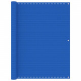 VidaXL Paravan de balcon, albastru, 120x500 cm, HDPE
