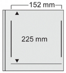 Folii cu un buzunar de 152 x 225 mm pentru formate A5 - Universal foto