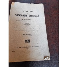 H. Fundateanu - Principii de Sociologie Generala