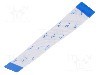 Banda FFC, 24 pini, lungime 76mm, seria FFC5-TIN, GCT - 05-24-A-0076-A-4-06-4-T