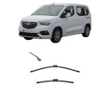 Cumpara ieftin Set stergatoare OPEL COMBO E Tour / Life (K9) 2018-2023, pentru parbriz, Valeo Silencio