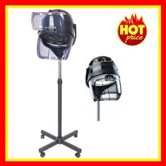 Casca Coafor Profesionala 2 Viteze, 1000W, Timer, Roti si Luneta CC908 foto