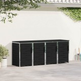 Cumpara ieftin Depozitare pentru Containere cu Roti for 4 Bins 240L Negru