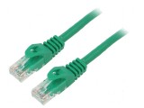 Patch cord U/UTP 5e Litat CCA PVC Verde 10m 26AWG, Lanberg