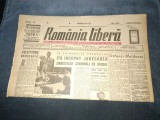 ZIAR ROMANIA LIBERA 1 IUNIE 1945 JUDECAREA ZIARISTILOR CRIMINALI DE RAZBOI