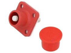 Conector Alimentare DC AMPHENOL SurLok Plus 120A 1kV Tată Roșu PIN 1