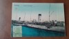 Carte postala, Constanta vaporul Romania, inceput de secol XX