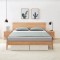 Gossi cutii de depozitare 2 buc. crem 70x40x18 cm material textil