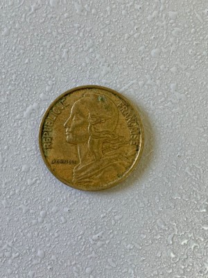 Moneda 5 CENTIMES - 5 CENTIMI - 1966 - Franta - KM 933 (87) foto