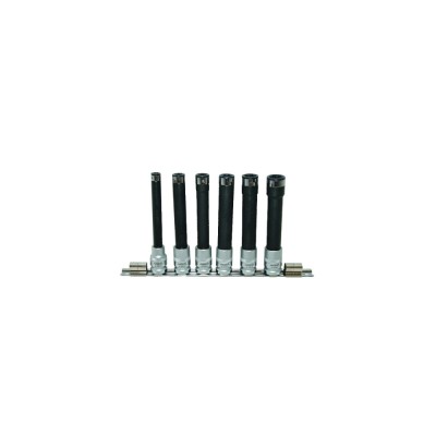 Set 6 chei lungi Torx, E10, E12, E14, E16, E18, E20, lungime 140 mm 1/2&amp;quot;, Asta foto