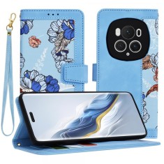 Husa pentru Honor Magic6 Pro, Techsuit, FlipCraft, Bleu foto