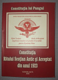 Constitutia lui Pangal * Constitutia Ritului Scotian Antic si Acceptat din 1923