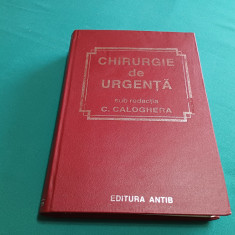 CHIRURGIE DE URGENȚĂ / C. CALOGHERA / 1993